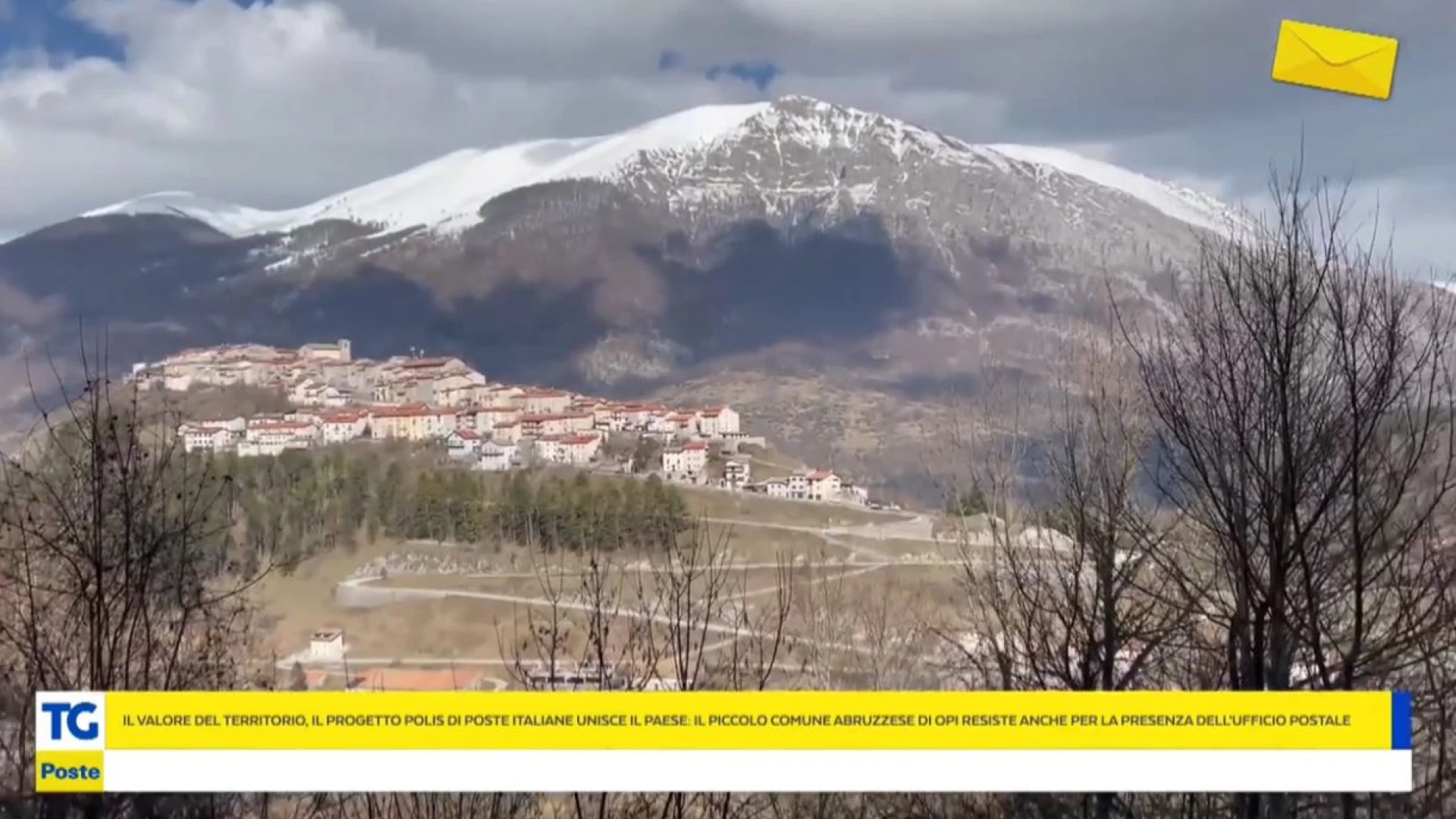 Il Borgo di Opi e il suo  ufficio postale protagonisti di un servizio realizzato da TG Poste. Guarda il video